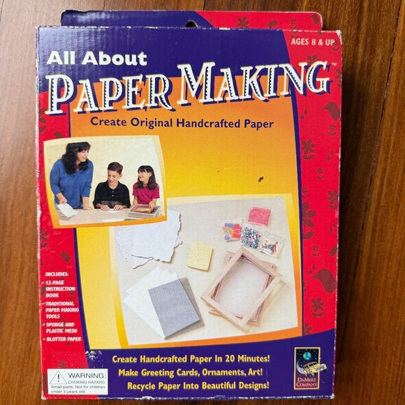 NEW All About Paper Making Kit by Damert Company - Picture 1 of 5